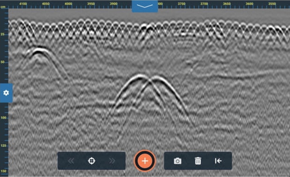 GSSI NC Concrete Scanner with 3-D close-up